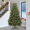 Vidaxl kunstkerstboom met 300 led groen 270 cm pvc en metaal