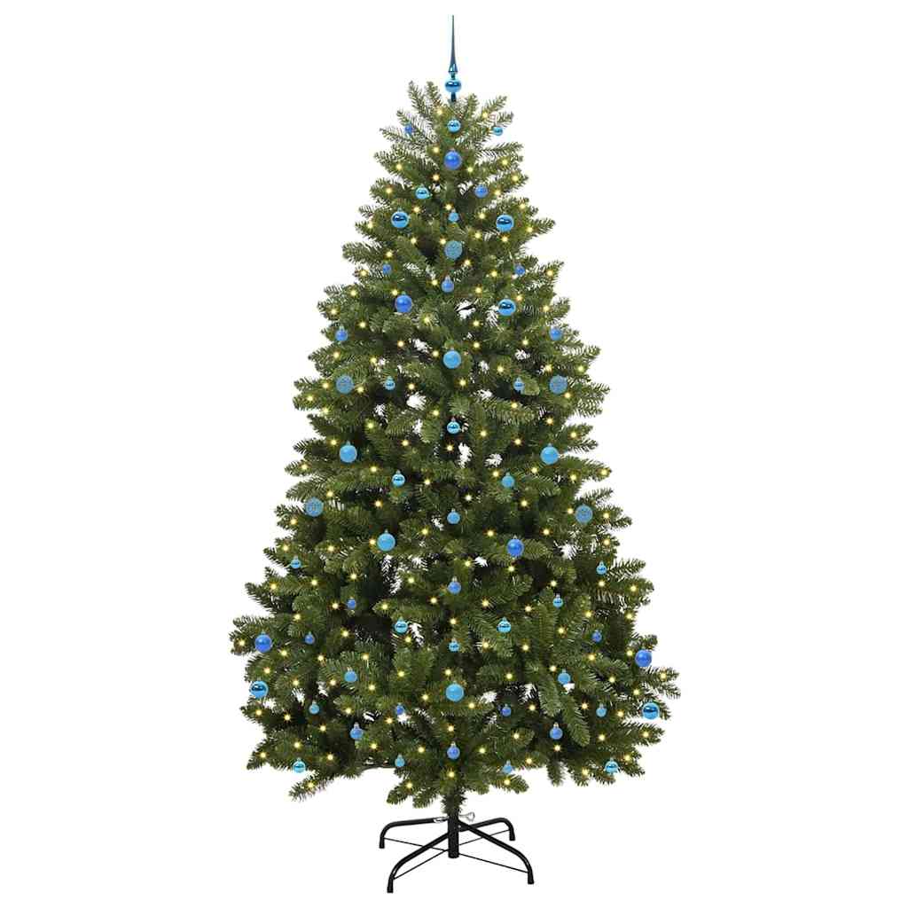 Vidaxl kunstkerstboom met 300 led groen 270 cm pvc en metaal
