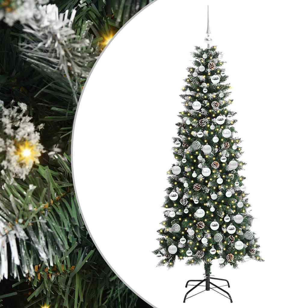 Vidaxl kunstkerstboom groen 180 cm pvc en plastic en staal