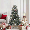 Vidaxl kunstkerstboom groen 150 cm pvc en plastic en staal