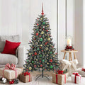 Vidaxl kunstkerstboom groen 150 cm pvc en plastic en staal