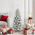 Vidaxl kunstkerstboom wit 120 cm pvc en plastic en staal en pe