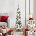 Vidaxl kunstkerstboom met 150 led wit 120 cm pvc en metaal en plastic