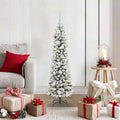Vidaxl kunstkerstboom met 150 led wit 120 cm pvc en metaal en plastic