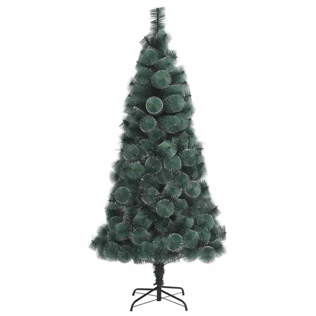 Vidaxl kunst kerstboom met verlichting groen 180 cm pet