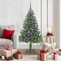 Vidaxl kerstboom met 150 led met standaard groen 150 cm pvc