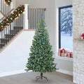 Vidaxl kerstboom met 300 led met standaard groen 240 cm pvc