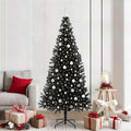 Vidaxl kerstboom zwart 210 cm pvc