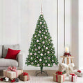 Vidaxl kunstkerstboom groen 180 cm pvc en staal en kunststof