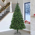 Vidaxl kerstboom met ledverlichting 240 cm 300 led's warmwit