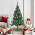 Vidaxl kunstmatig voorverlicht kerstboom met 150 led groen 150 cm pvc