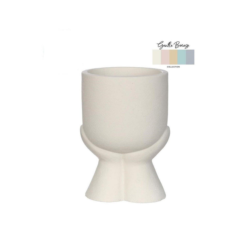 Ideas 4 seasons daydream bloempot 10,5x10,5xh15cm crème
