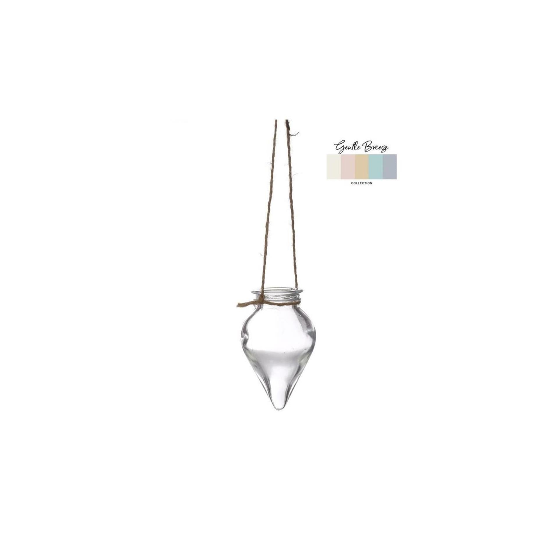 Ideas 4 seasons vaas breeze hangend ø6xh31cm helder