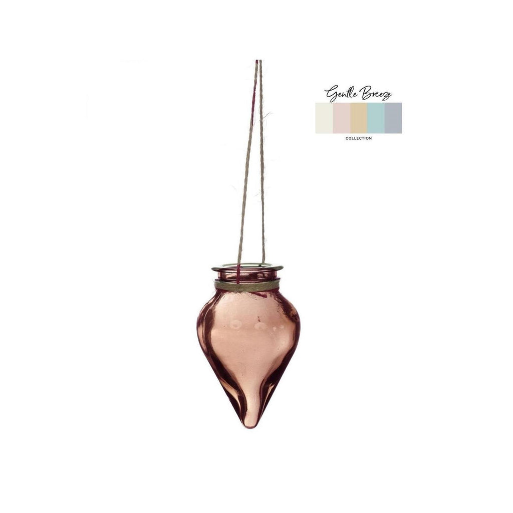 Ideas 4 seasons vaas breeze hangend ø6xh31cm amber