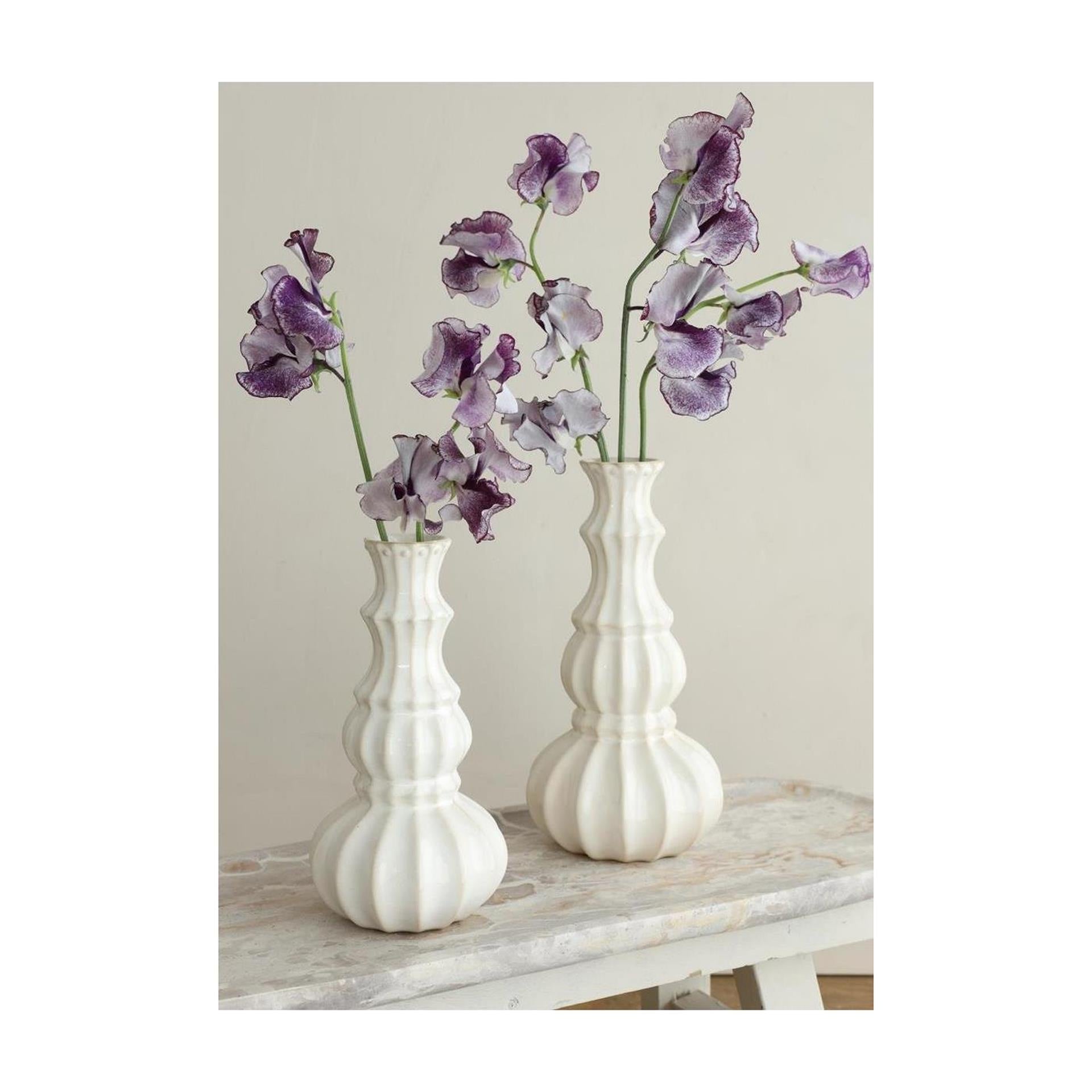 Ideas 4 seasons vaas delphi ø9xh16,9cm crème zand