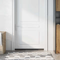 Vidaxl schroefbare deurborstelafsluitingen 2 pcs wit 100 cm