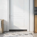 Vidaxl schroefbare deurborstelafsluitingen 2 pcs wit 100 cm