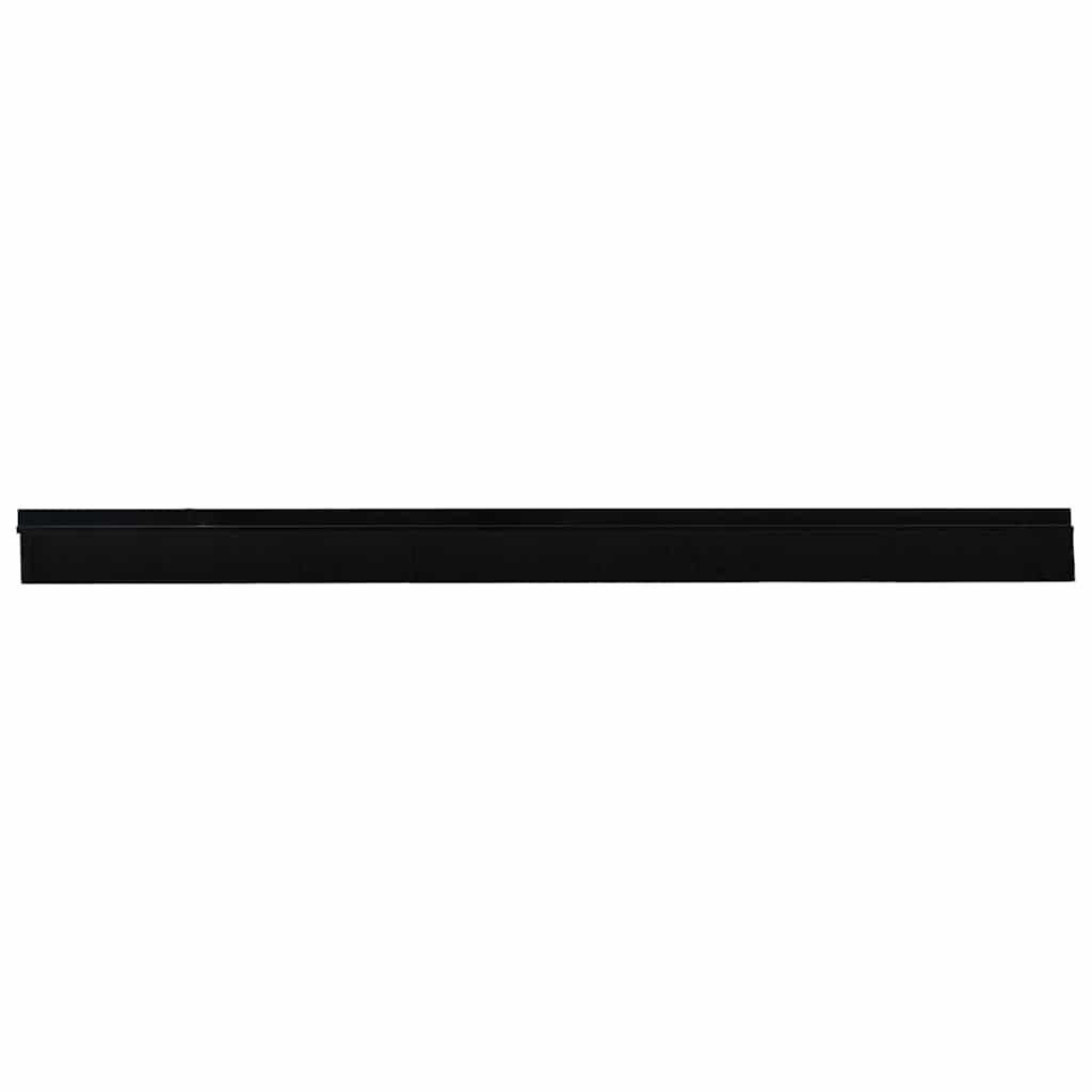 Vidaxl zelfklevende deurborstels 12 pcs zwart 100 cm