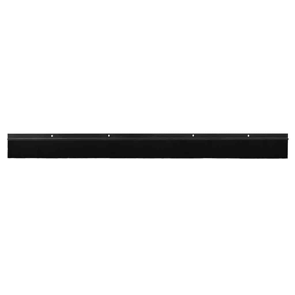 Vidaxl schroefbare deurborstelafsluitingen 6 pcs zwart 100 cm