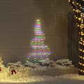 Vidaxl led kerstboom met grondspiesjes multikleur 182 cm metaal