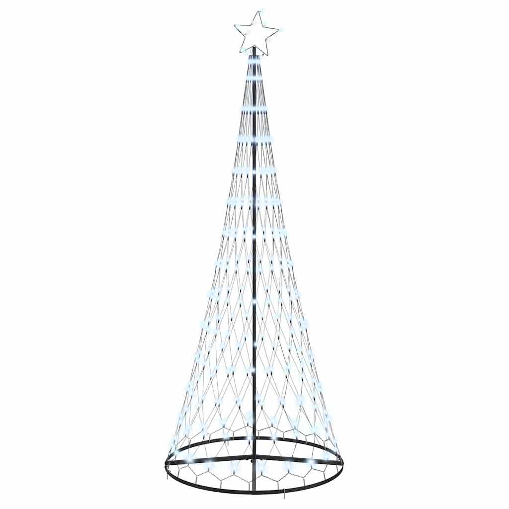 Vidaxl led kerstboom koud wit 250 cm metaal