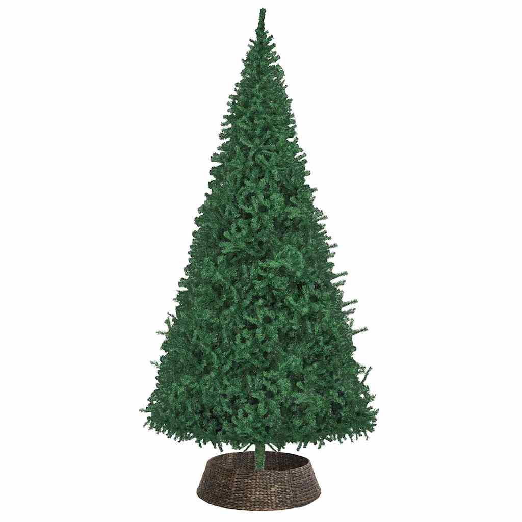 Vidaxl kerstboomkraag rond zwart 105 x 105 x 28 cm waterhyacint