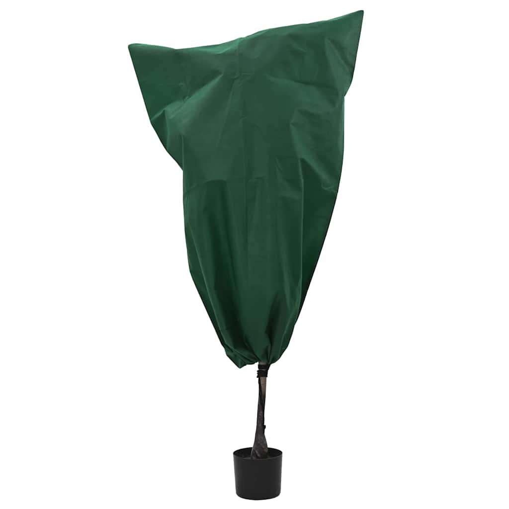 Vidaxl vorstbescherming plantenfleece covers 10 pcs groen 0,8 x 1,2 m