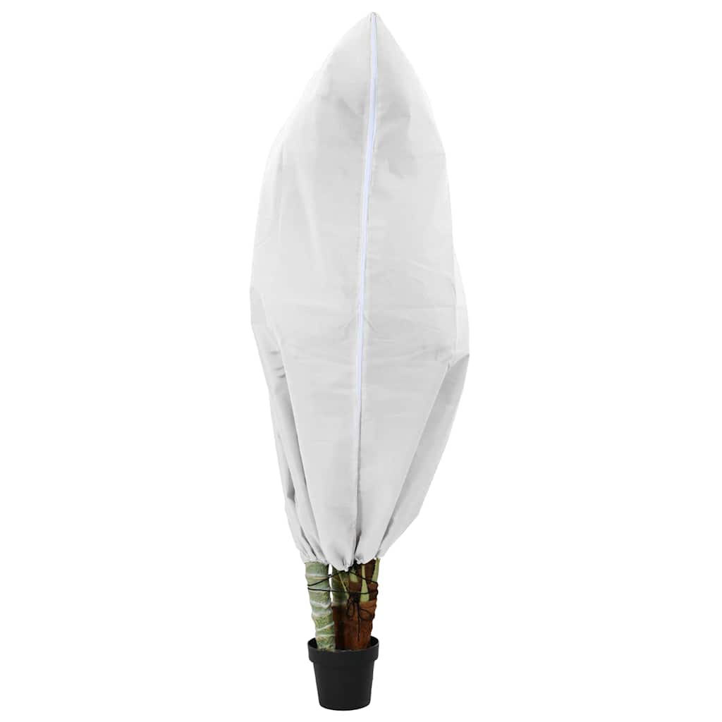 Vidaxl vorstbescherming plantenfleece covers 5 pcs wit 1,55 x 1 m