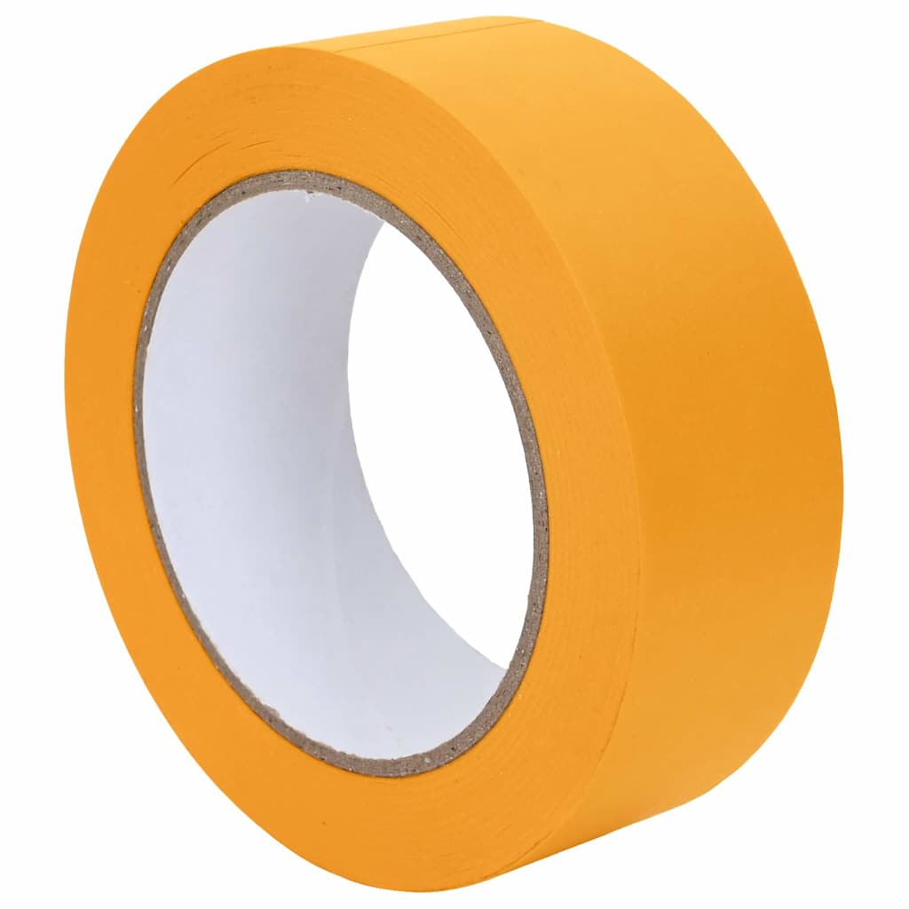 Vidaxl verf maskertapes 24 pcs geel 38mm x 50m papier