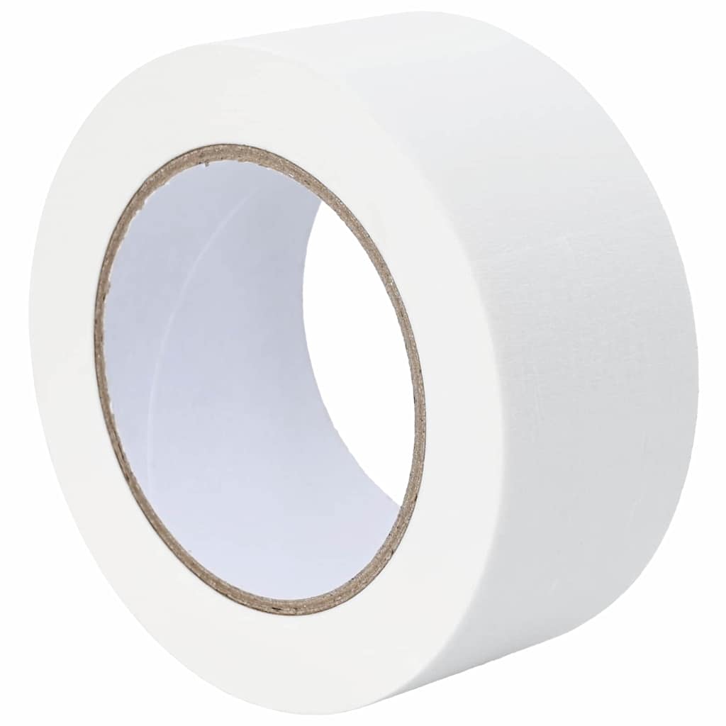 Vidaxl verf maskertapes 12 pcs wit 50mm x 50m papier