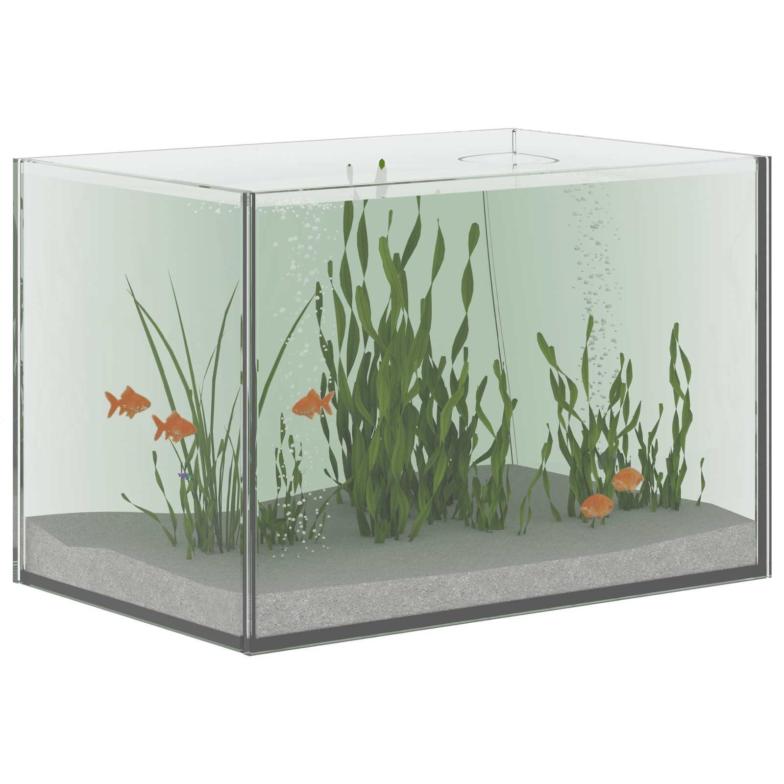 Vidaxl aquarium met opslag doorzichtig 30 x 20 x 20 cm glas