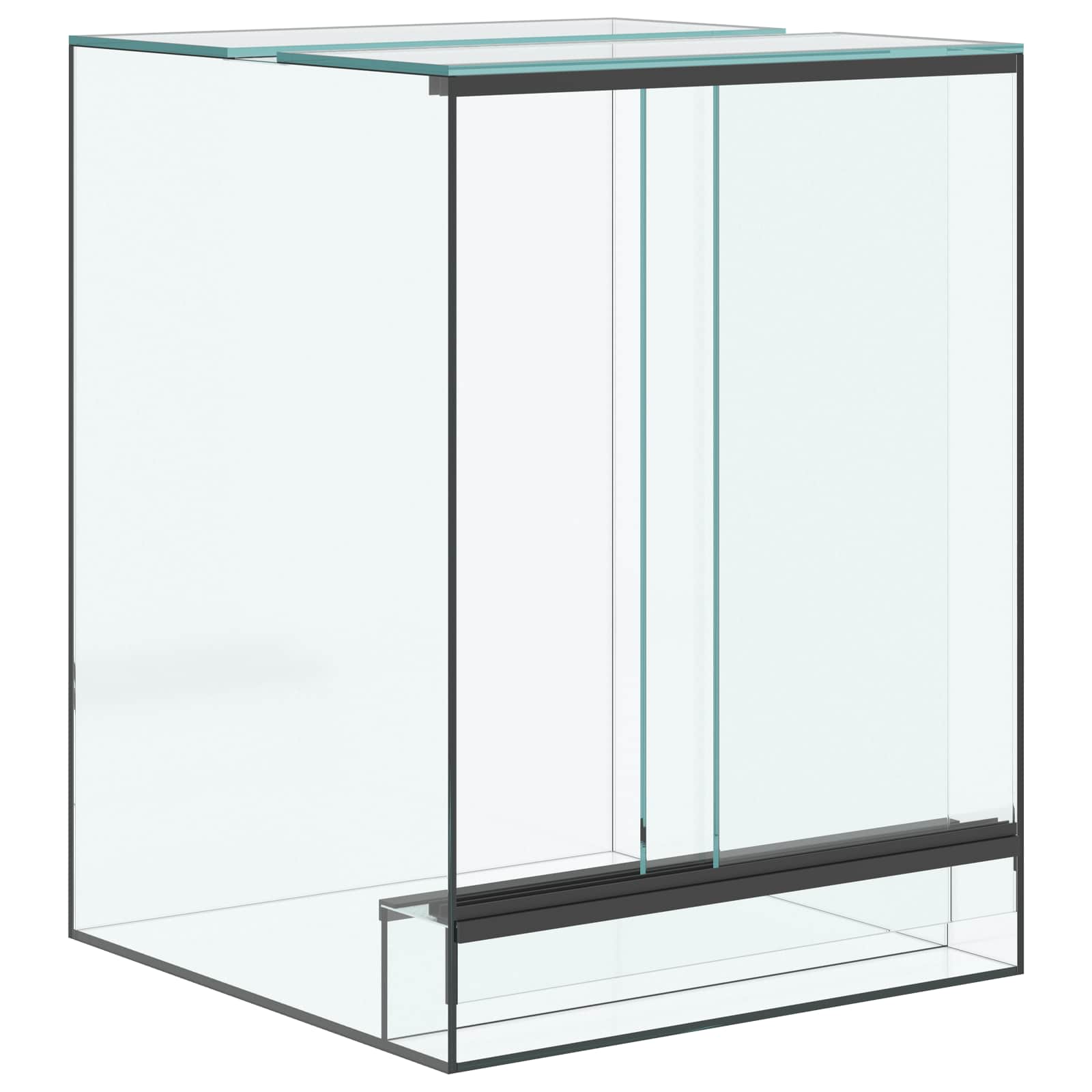 Vidaxl terrarium met opslag doorzichtig 30 x 30 x 40 cm glas