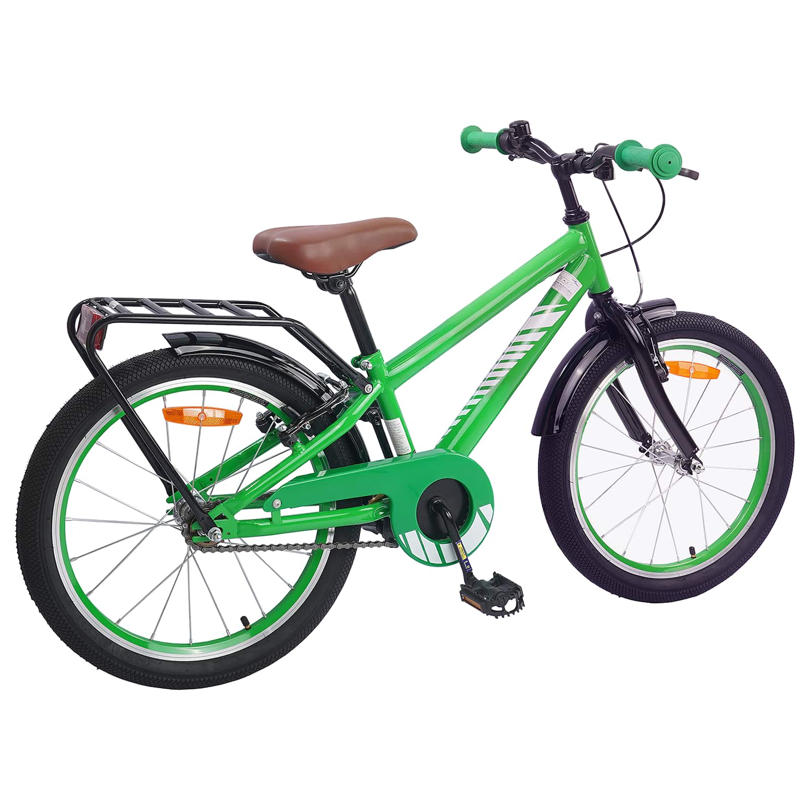 Vidaxl kinderfiets 20 inch voor 6-11 jaar oud groen