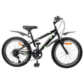 Vidaxl kinderfiets 20 inch 6-speed voor 6-11 jaar oud zwart