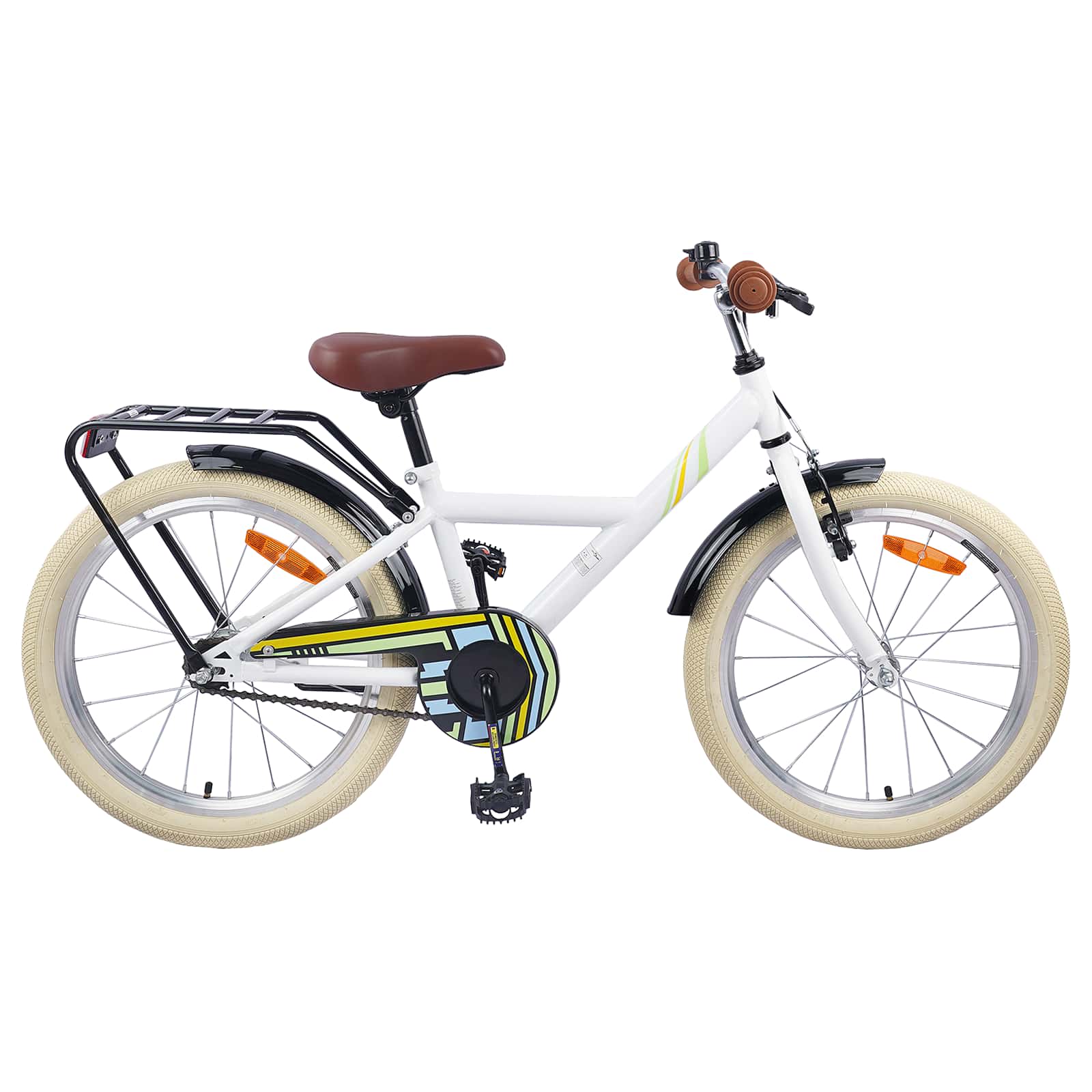 Vidaxl kinderfiets 20 inch voor 6-11 jaar oud wit