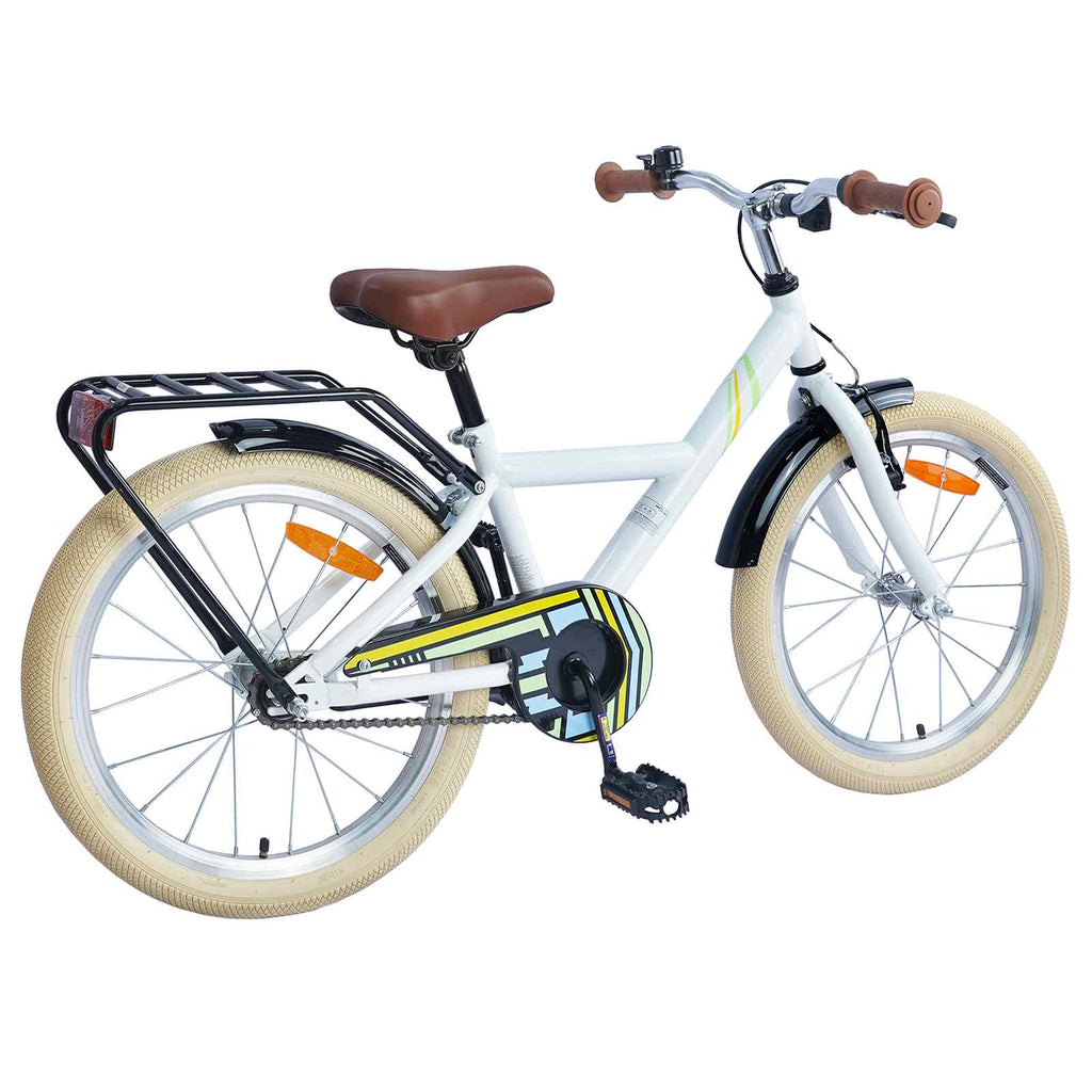Vidaxl kinderfiets 24 inch voor 8-12 jaar oud wit