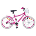 Vidaxl kinderfiets 20 inch voor 6-11 jaar oud roze
