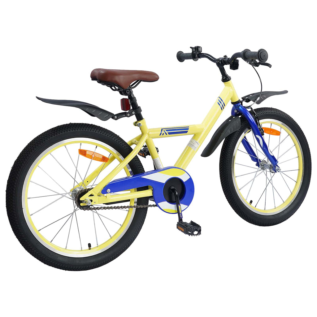 Vidaxl kinderfiets 20 inch voor 6-11 jaar oud geel