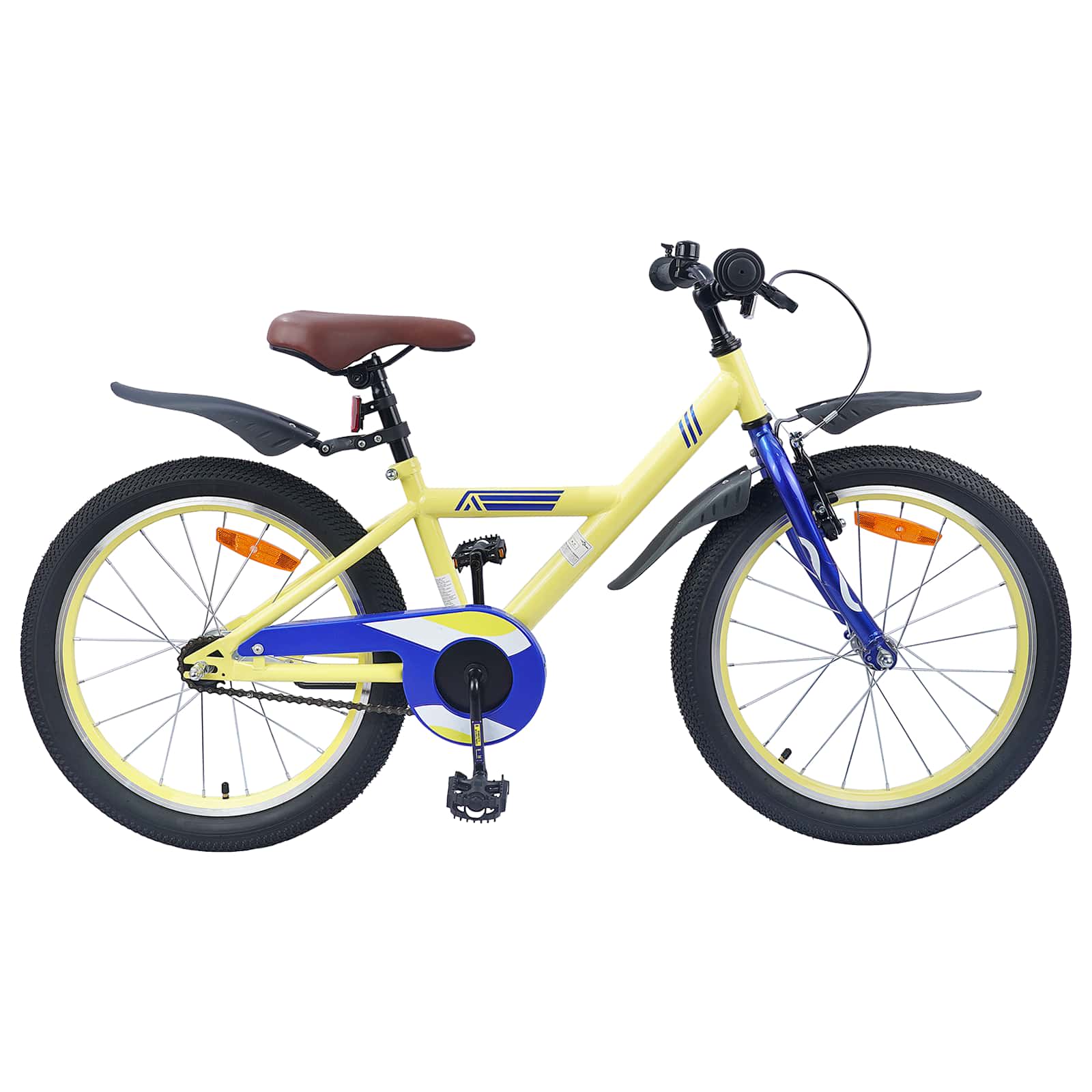 Vidaxl kinderfiets 20 inch voor 6-11 jaar oud geel