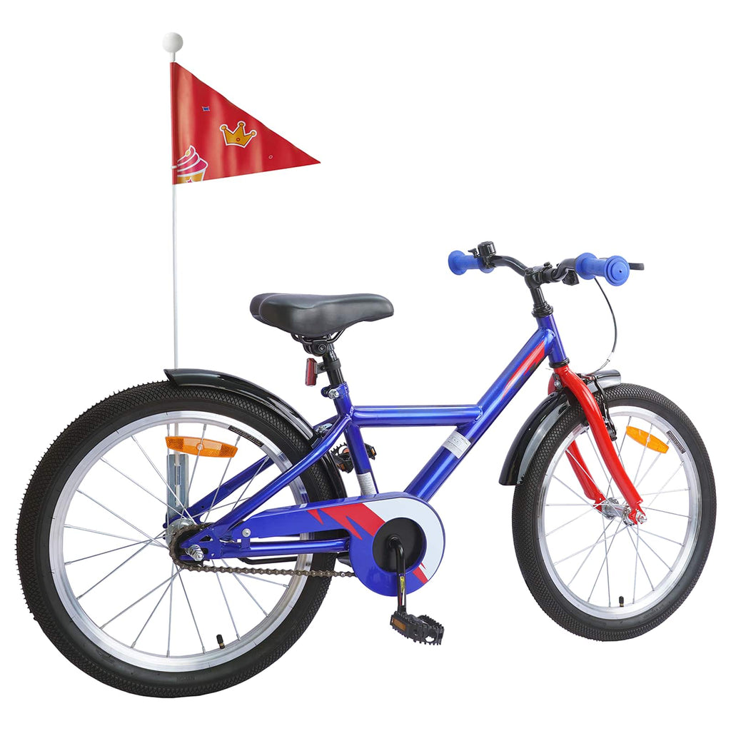 Vidaxl kinderfiets 20 inch voor 6-11 jaar oud donkerblauw