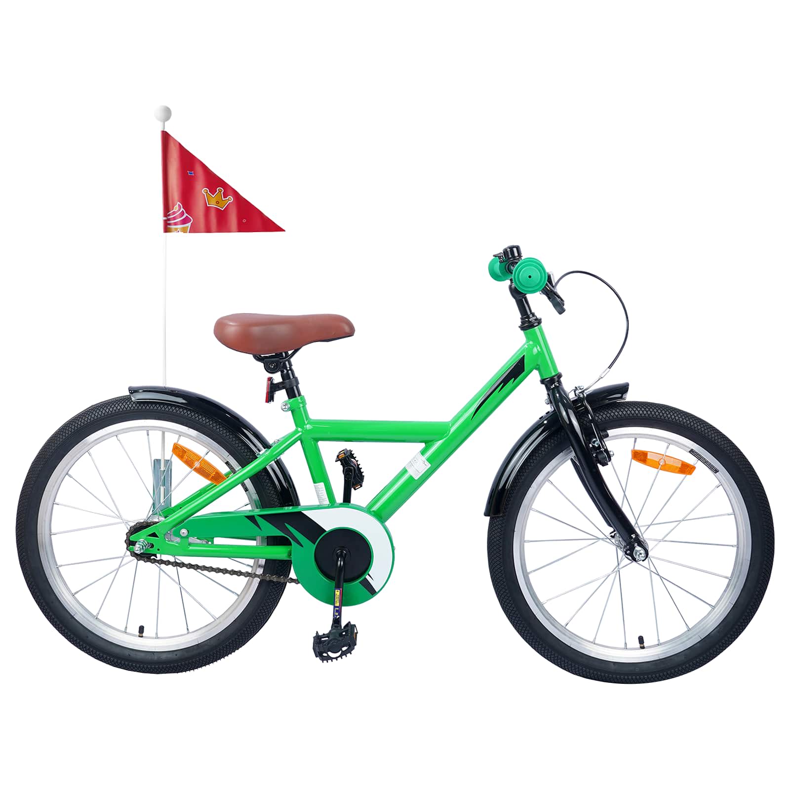 Vidaxl kinderfiets 20 inch voor 6-11 jaar oud groen
