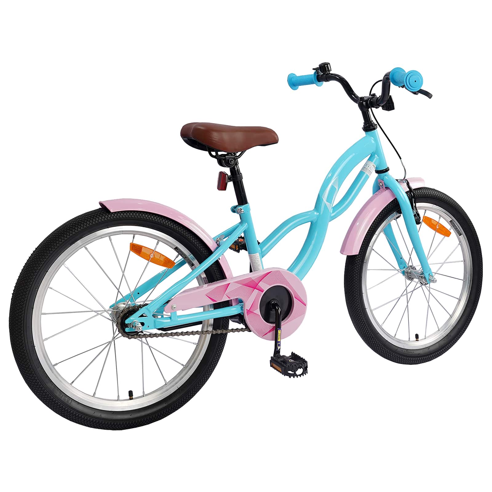 Vidaxl kinderfiets 20 inch voor 6-11 jaar oud lichtblauw