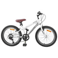 Vidaxl mountainbike 20 inch 6-speed voor 5-8 jaar oud wit