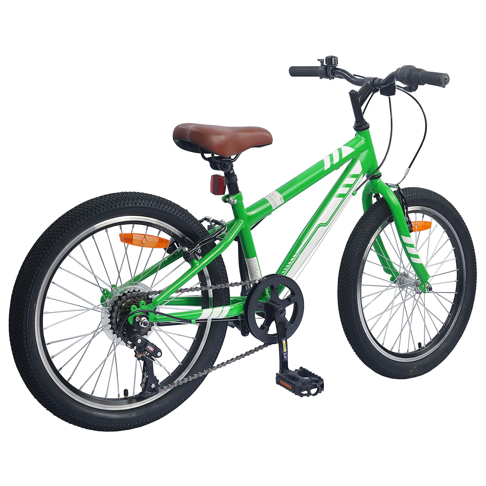 Vidaxl mountainbike 20 inch 6-speed voor 5-8 jaar oud groen
