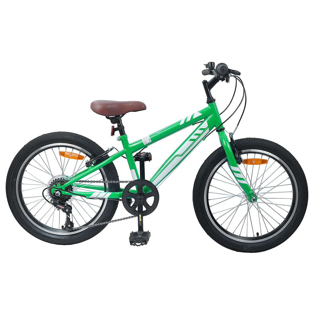 Vidaxl mountainbike 20 inch 6-speed voor 5-8 jaar oud groen