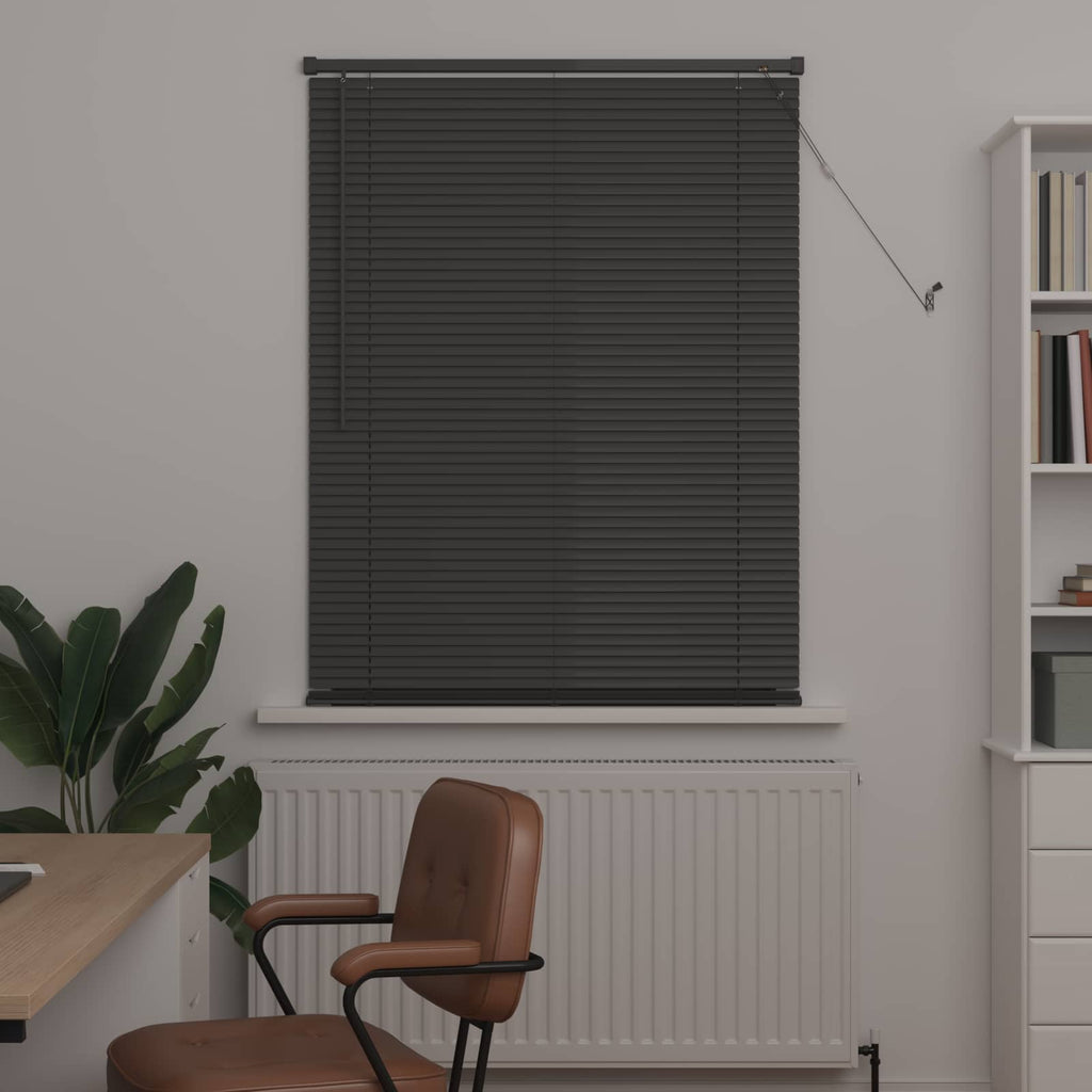 Vidaxl venetiaanse blind verstelbaar zilvergrijs 150 x 90 cm pvc
