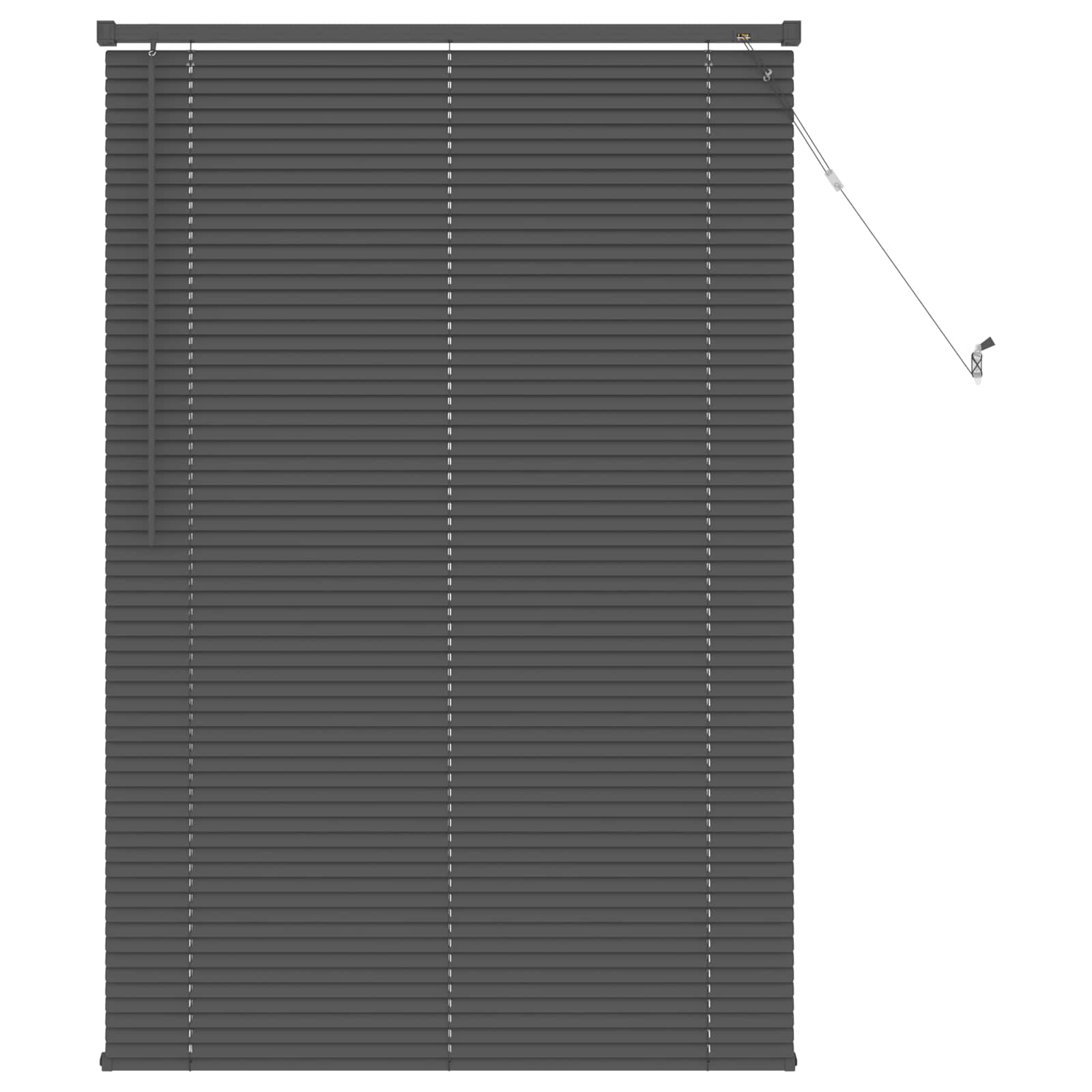 Vidaxl venetiaanse blind verstelbaar zilvergrijs 150 x 100 cm pvc