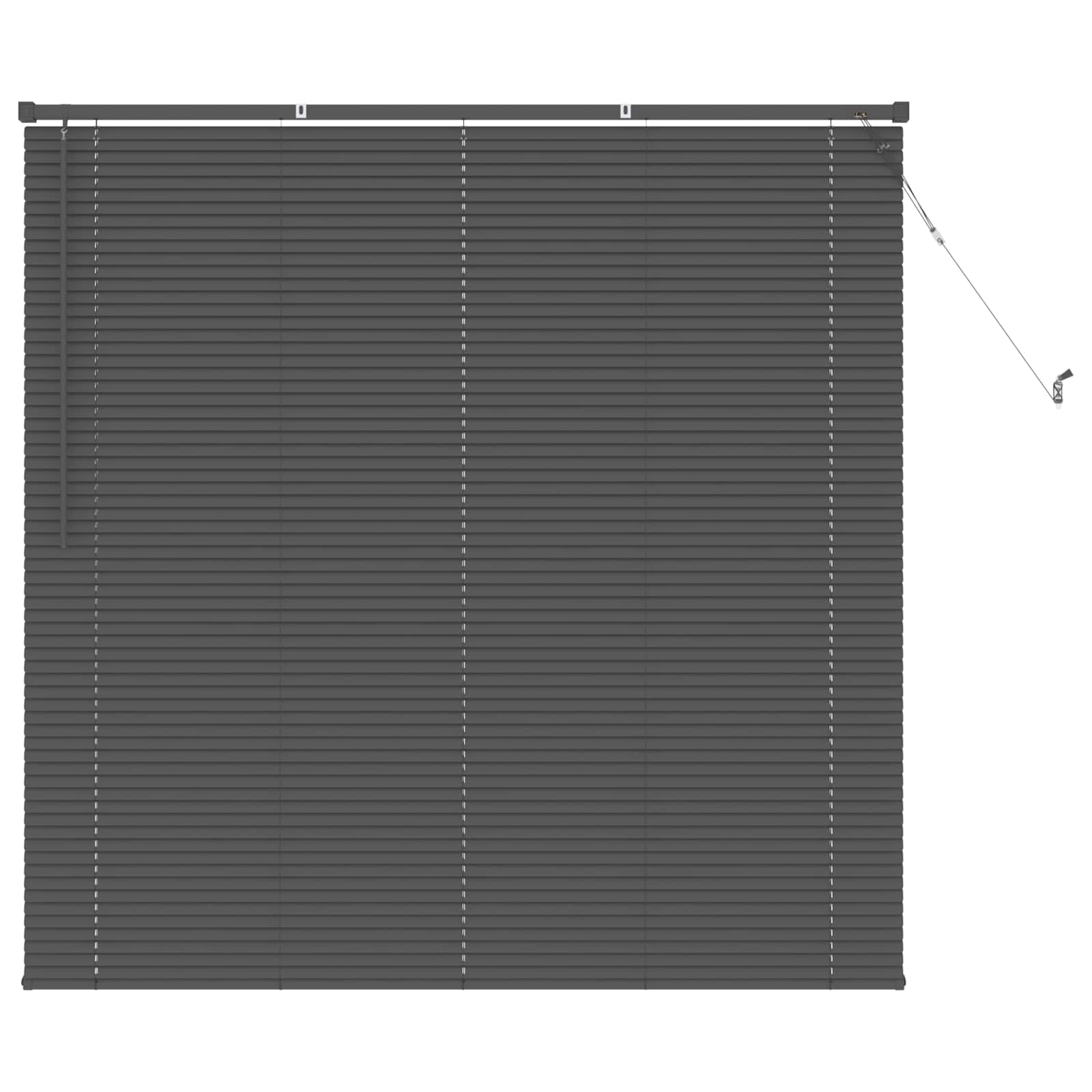 Vidaxl venetiaanse blind verstelbaar zilvergrijs 150 x 140 cm pvc