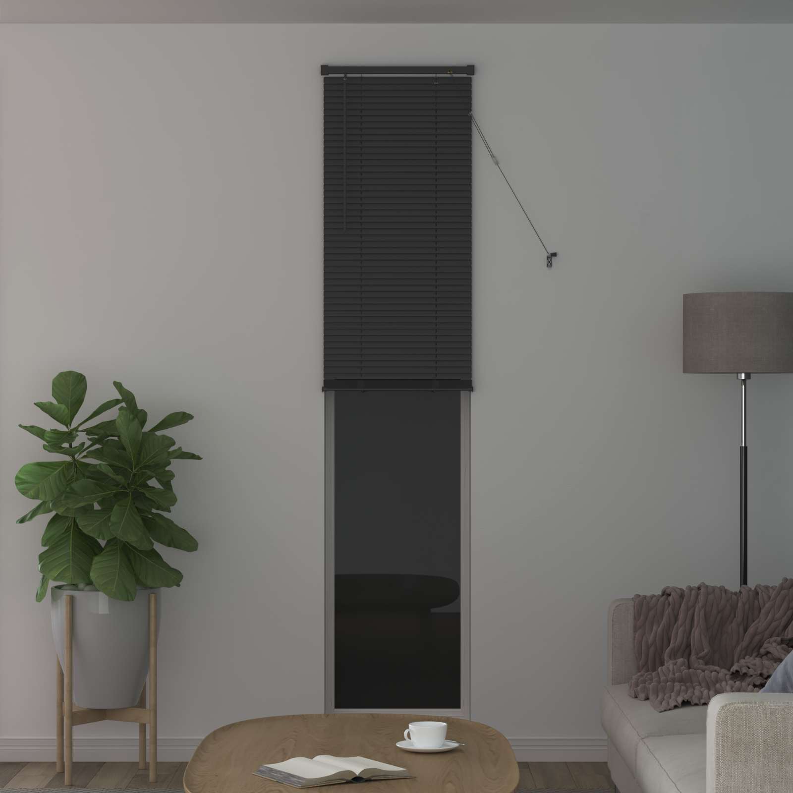 Vidaxl venetiaanse blind verstelbaar zilvergrijs 213 x 40 cm pvc