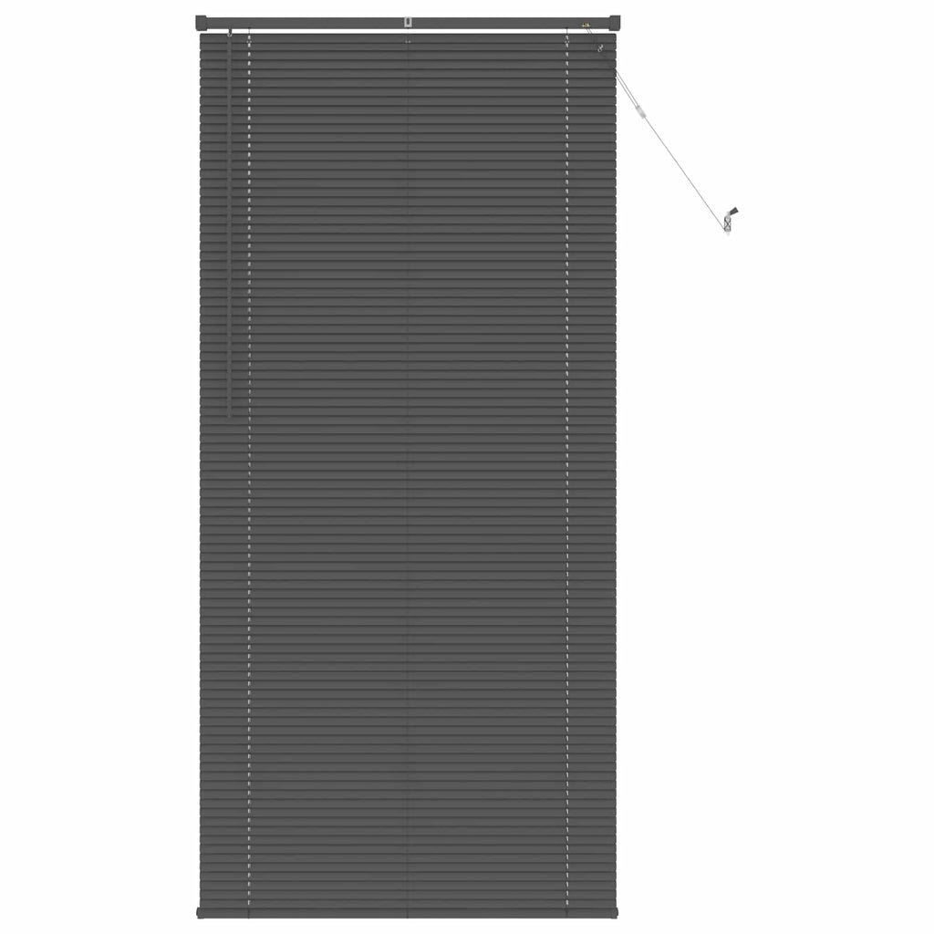 Vidaxl venetiaanse blind verstelbaar zilvergrijs 213 x 80 cm pvc